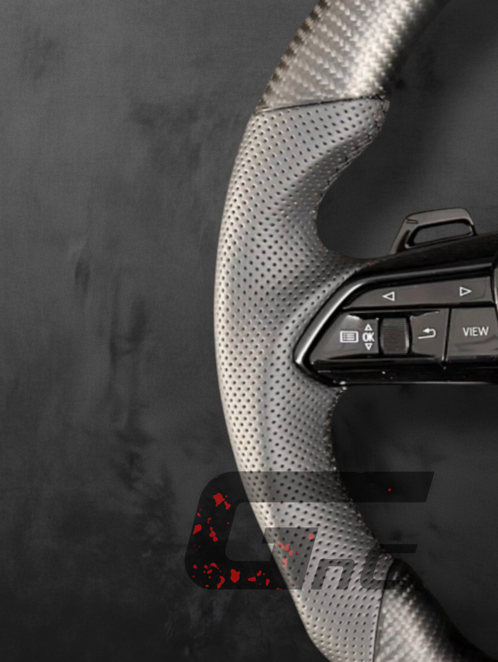 Custom Audi Matte Carbon Sport Steering Wheel