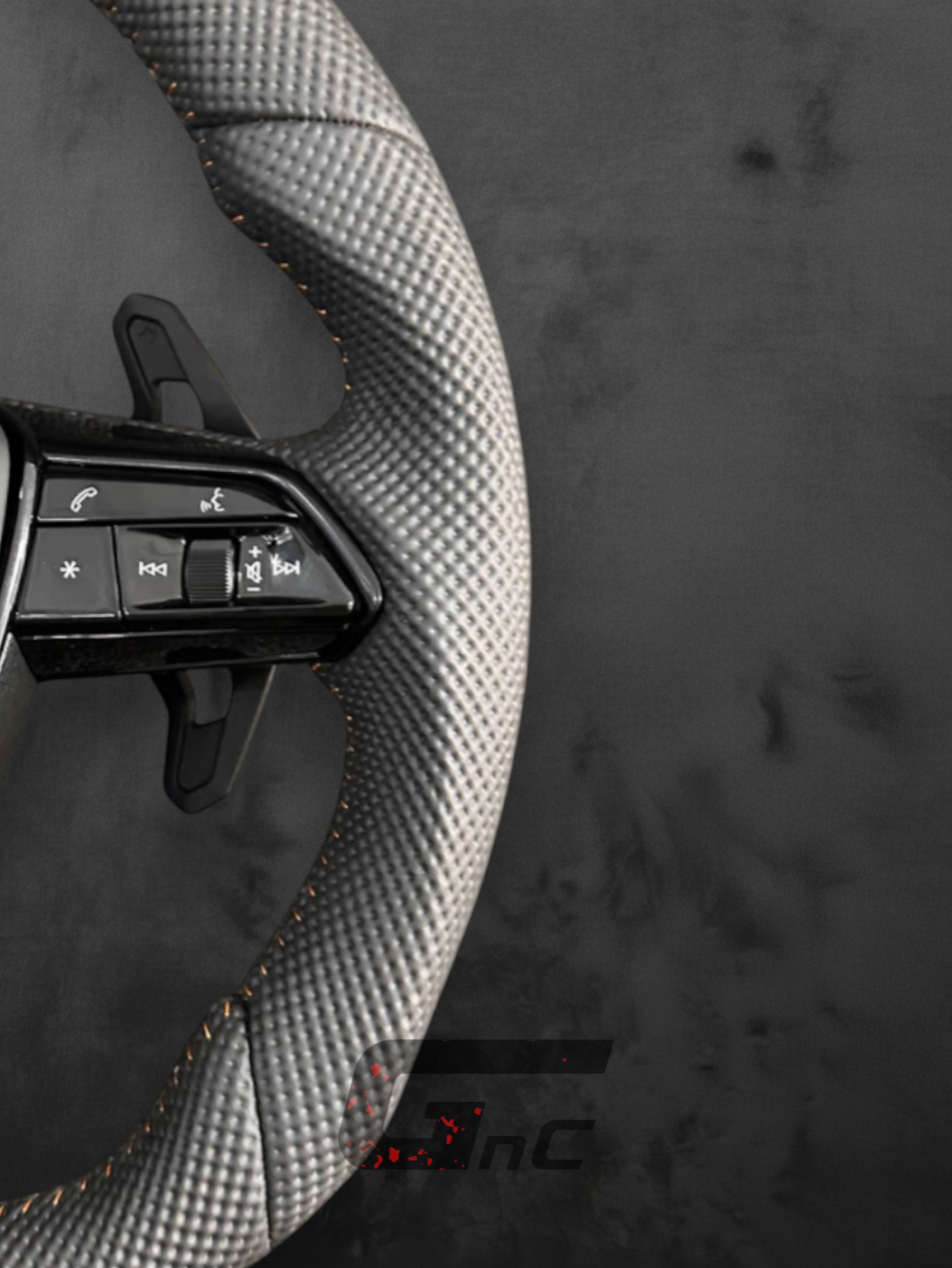 Custom Audi Perforated leather Sport Steering Wheel